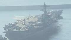 北朝鮮が衛星打ち上げ予告の中、米原子力空母が韓国到着　韓国軍「北の脅威に断固として対応する意志示すもの」| TBS CROSS DIG with Bloomberg