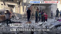 イスラエル軍、パレスチナ自治区ガザ北部でも再攻撃か　ガザ死者は3万5000人以上に| TBS CROSS DIG with Bloomberg