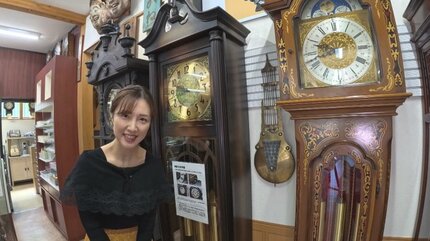 江戸時代以降の掛け時計や腕時計など150点 時の記念日企画展 技術進歩