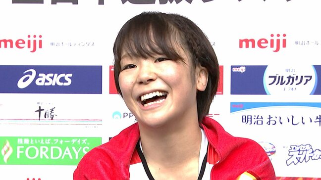 藤波朱理 社会人初Vで153連勝!アジア大会代表内定「もっと高めていきたい」須﨑優衣も快勝【レスリング】|TBS NEWS DIG