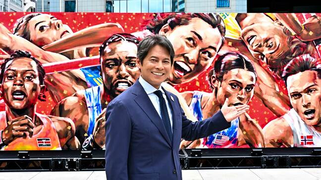 織田裕二さんが“最後の仕上げ”「ドキドキしました」女子やり投・北口榛花ら超人が巨大壁画に【東京2025世界陸上】|TBS NEWS DIG