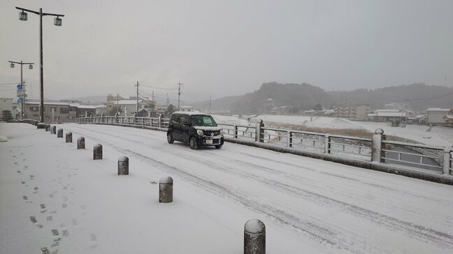 大分県内各地で雪　大分市では10年ぶりに積雪を観測　交通機関に乱れも|TBS NEWS DIG