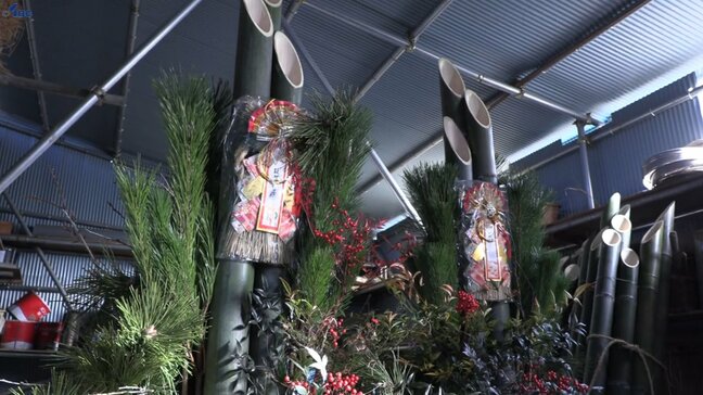 造園会社で門松づくりの作業大詰め　　岩手・釜石市|TBS NEWS DIG