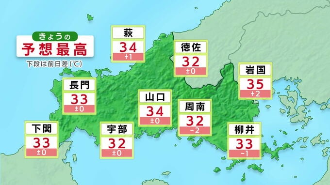 危険な暑さに警戒 山口県に熱中症警戒アラート |TBS NEWS DIG