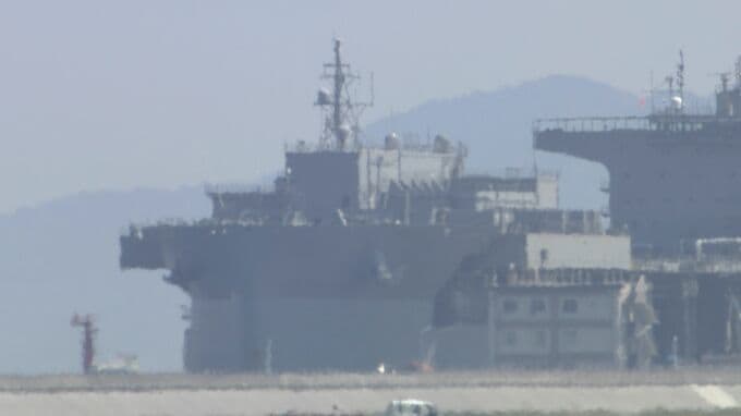 アメリカ軍岩国基地に大型艦船入港も情報提供なく…市民団体が申し入れ（山口県岩国市）　|　山口のニュース・天気・防災｜tys NEWS｜ｔｙｓテレビ山口