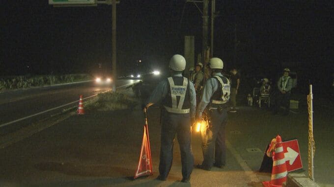 茨城県警と国土交通省が合同で検問　持ち運びできるナンバー自動読取装置で無車検車両の取り締まりも|TBS NEWS DIG