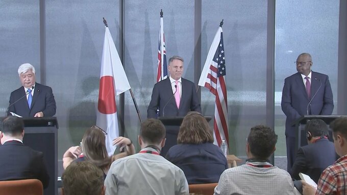 日米豪の防衛大臣が会合　3か国による新たな防衛協力の枠組み立ち上げで合意　安全保障での協力強化を確認|TBS NEWS DIG