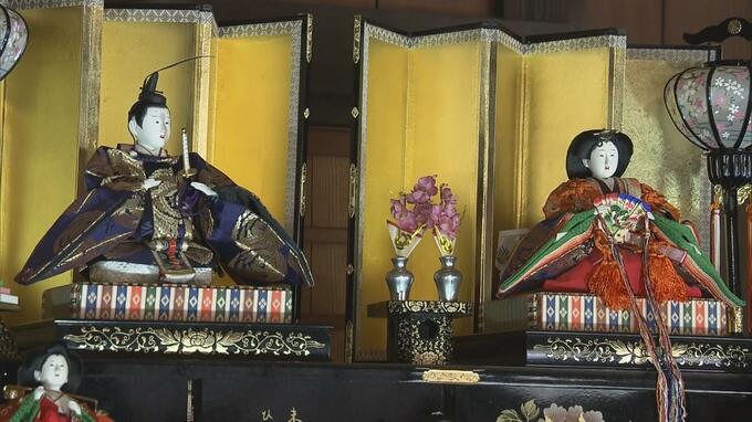 市民から寄付、計5組のひな人形展示　地元の“玉こんにゃく”売店も　白河関の森公園　福島|TBS NEWS DIG