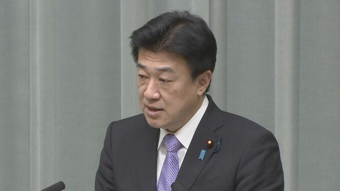 木原官房長官「遺憾」、中国による岩崎元統合幕僚長に対する制裁を批判