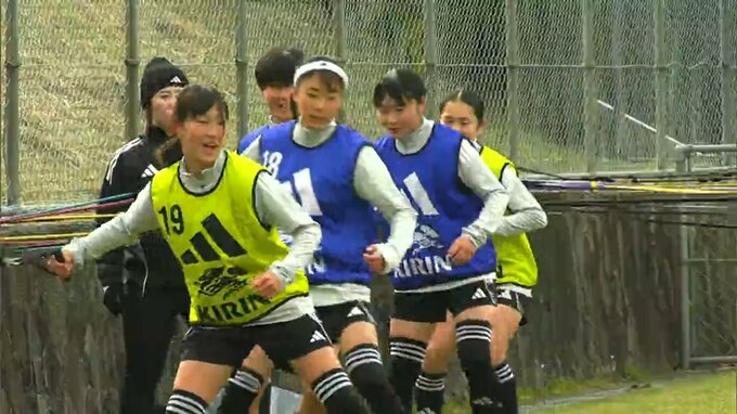 美作ラグビー・サッカー場でU-16女子サッカー日本代表候補のトレーニングキャンプ始まる【岡山】|TBS NEWS DIG