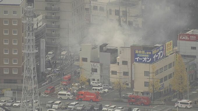 JR松阪駅前の飲食店で火事 「建物から黒い煙が上がっている」と通報　三重　|　名古屋・愛知・岐阜・三重のニュース【CBC news】 | CBC web