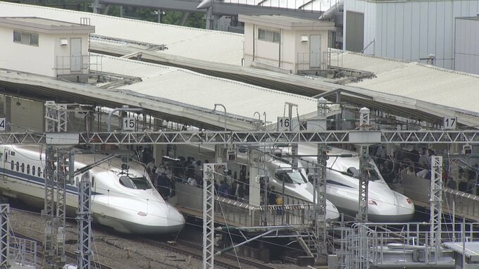 東海道新幹線　約22時間ぶりに全線で運転再開　ほぼ通常のダイヤ|TBS NEWS DIG