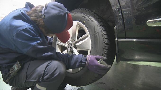 平野部でも降雪予想…冬タイヤ交換「ピークはこれから」ガソリンスタンド予約相次ぐ…【雨雪の予想画面つき】　|　石川県のニュース｜MRO北陸放送