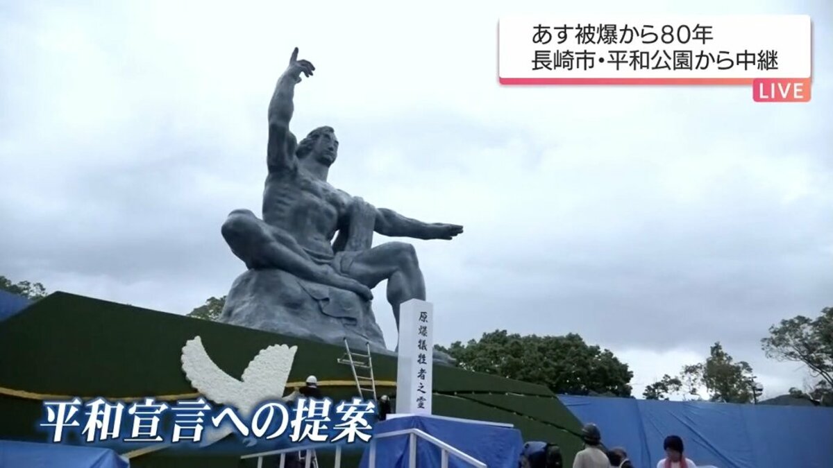 あす被爆から80年 核兵器の廃絶と平和の願いを世界に伝える「長崎平和
