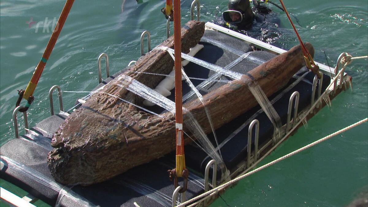 水中映像】モンゴル軍襲来“元寇船”の碇、741年ぶりに長崎沖で