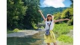 【 若槻千夏 】 ミッキーTシャツで川遊び、BBQにマシュマロ焼き、夜は花火 清流で過ごす夏休みを満喫|TBS NEWS DIG