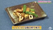 甘辛ダレが豆腐とちくわにじゅわっと染み込む「ししとうと豆腐の照り焼き」レシピ【わっちtheキッチン】　|　青森のニュース│ATV NEWS│青森テレビ