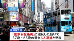 香港「国家安全条例」違反で初の逮捕者　SNS上に「天安門事件」に関連する書き込みか| TBS CROSS DIG with Bloomberg