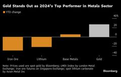 金価格、今世紀最大級の年間上昇率へ－金属市場まちまちの中で突出| TBS CROSS DIG with Bloomberg