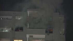 14階建てマンションの13階で火災 80代の男女死亡 女性はこの部屋に住む妻と確認 男性は夫か 川崎市川崎区|TBS NEWS DIG