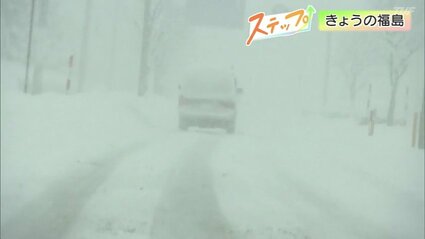 今季一番の寒波 会津山沿いで積雪100センチ予想 交通への影響も続く 6