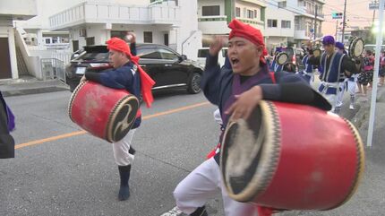 伝統芸能「エイサー」で先祖をお迎え 