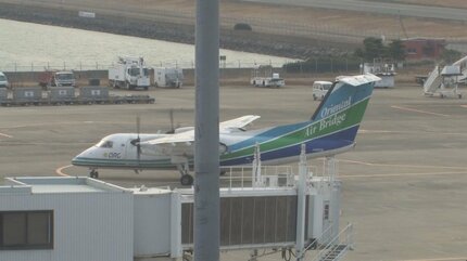 長崎の離島航路で23年にわたって活躍 ORC「DHCー8ー201」号機 今月30日