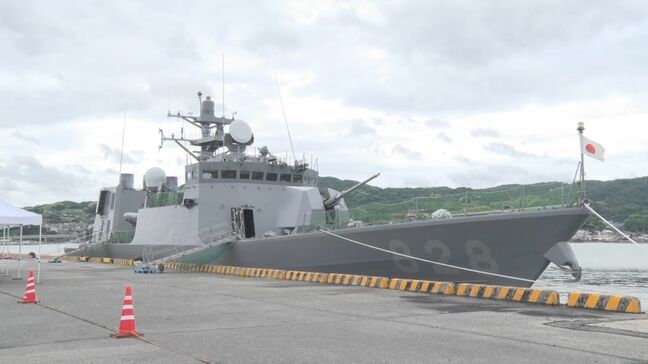 海上自衛隊のミサイル艇「うみたか」見学会を前に報道公開「自衛隊への理解であったり我々の任務の内容を理解してもらえれば」|TBS NEWS DIG