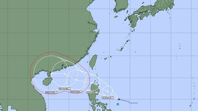 台風のたまご→あすにも6号発生　今後の進路と勢力は…最大瞬間風速40メートル予報も日本への影響は限定的か　気象庁|TBS NEWS DIG
