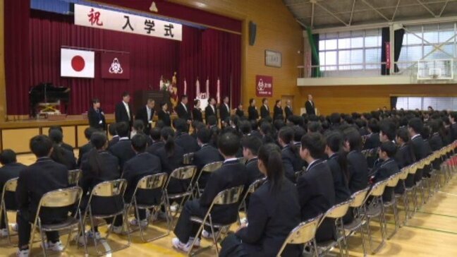 「慣れない環境で緊張するがこの学校で頑張っていきたい」113校で中学校入学式・愛媛|TBS NEWS DIG