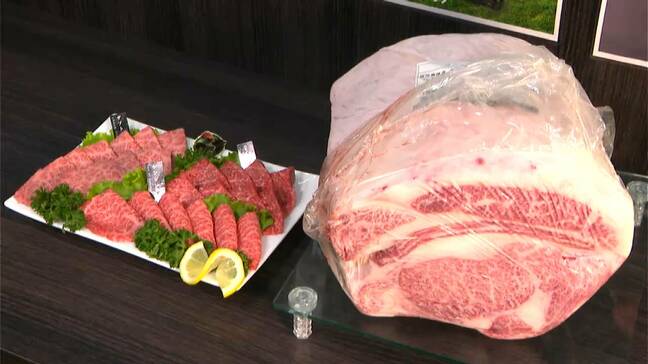 プレミアム新ブランド牛「黒乙女55」をPR 塩田知事も味わう 鹿児島|TBS NEWS DIG