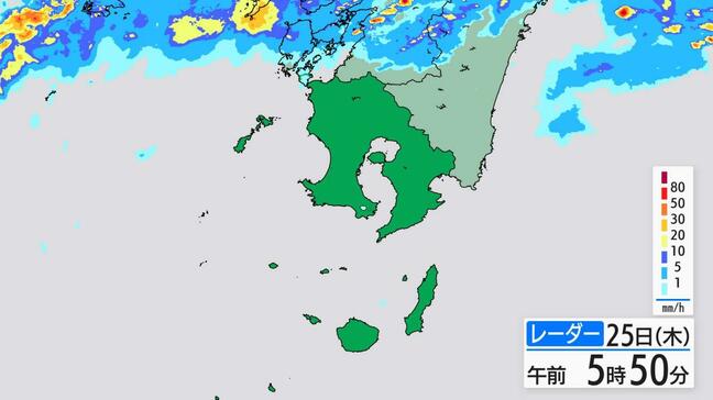 薩摩地方　２５日夕方にかけて土砂災害に厳重警戒　少しの雨でも土砂災害のおそれ（午前５時半）　鹿児島県|TBS NEWS DIG