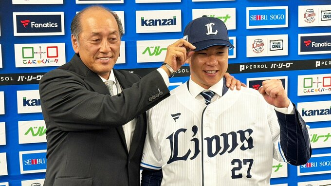 【西武】6季ぶり古巣復帰の炭谷銀仁朗が入団会見「全部出るという気持ち」背番号は27|TBS NEWS DIG