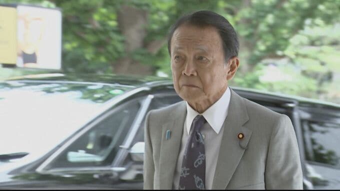 自民・麻生氏　養子縁組で合意できないと取りまとめ応じない考え　皇族数確保めぐる与野党協議