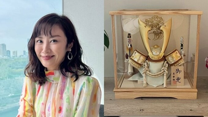 【 山口もえ 】一目惚れ〝白い兜の五月人形〟ポイントは〝ケースに入って出し入れ簡単〟多忙な母ならではの着眼点|TBS NEWS DIG