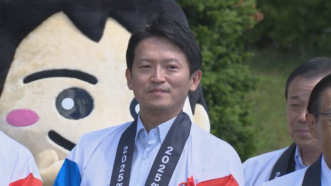 兵庫県・斎藤知事　鳥取の牧場で和気あいあい、疑惑に対しては…「カニやカキは県としてもらったが個人で食べた」「県産品の受領は適切に対応してきた」その他の疑惑にはコメントせず|TBS NEWS DIG