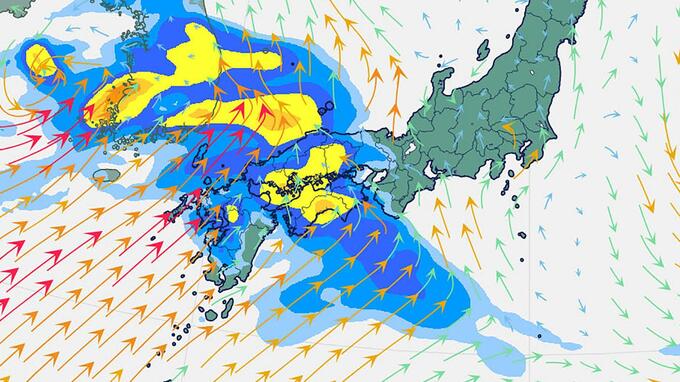 【大雨情報】前線の活動活発に・・・九州北部地方では200ミリの大雨か 土砂災害に警戒【今後3時間ごとの大雨シミュレーション】　|　愛媛のニュース - Nスタえひめ｜あいテレビは6チャンネル