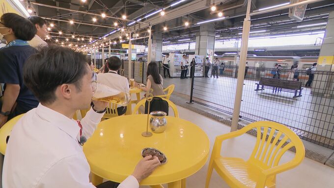 名古屋駅の線路上に「世界の山ちゃん」ビアガーデンが期間限定でオープンへ　リニア工事で使われていないホーム活用　|　名古屋・愛知・岐阜・三重のニュース【CBC news】 | CBC web