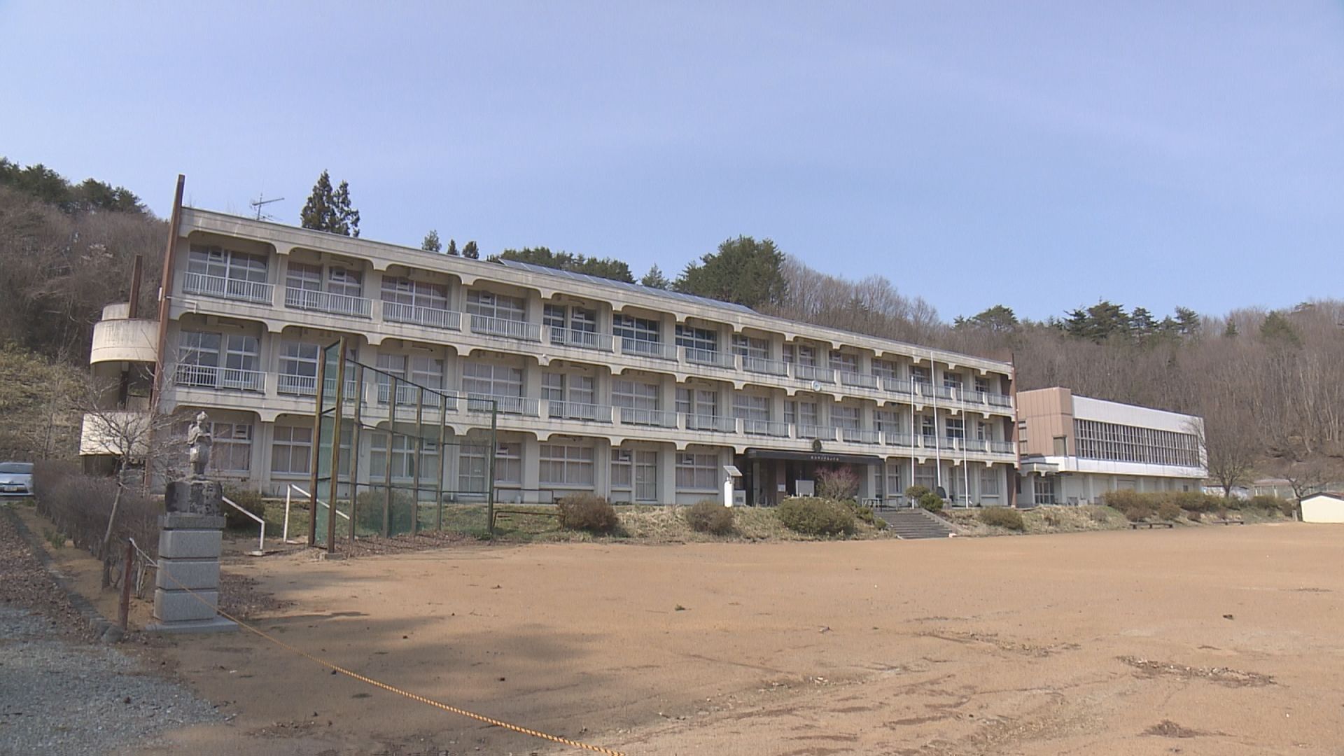 原発事故の影響で閉校 浪江町津島地区の小中学校解体へ 去年には