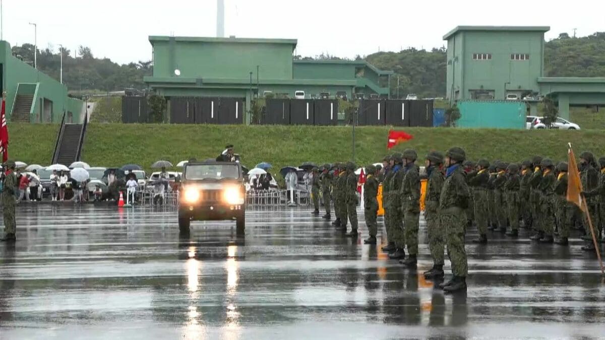 「奄美群島の歴史・文化・伝統・皆さんを守る」陸自・奄美駐屯地開設7周年式典　鹿児島