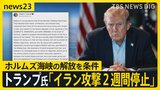 「文明が滅ぶ」が一転…アメリカ・イランが“2週間停戦” トランプ氏「イランと緊密に連携していく」 ホルムズ海峡“通航可能”は実現する?【news23】|TBS NEWS DIG