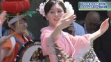 近づく本番! 発祥伝説の地・三ツ石神社にさんさ踊りを奉納 母娘2代の“ミスさんさ”も 盛岡市 |TBS NEWS DIG
