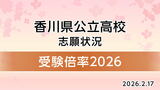 【2026年度】香川県公立高校「一般入試選抜 競争率」は？高松1.06倍・高松南（普通）1.59倍・坂出工（機械）1.80倍【30校全倍率掲載】　|　岡山・香川のニュース | 天気 | RSK山陽放送