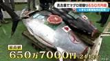 241キロ 青森県大間産のクロマグロが650万7000円で“最高値”に 中央卸売市場で初競り 最高値のマグロはバローで販売　|　名古屋・愛知・岐阜・三重のニュース【CBC news】 | CBC web