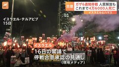 ガザで歓声、6週間停戦で合意　これまでに4万6000人死亡| TBS CROSS DIG with Bloomberg
