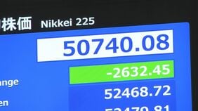 【速報】日経平均 一時2600円以上値下がり 5万1000円台を割り込む NY市場の大幅下落やイラン情勢の長期化懸念など受け|TBS NEWS DIG