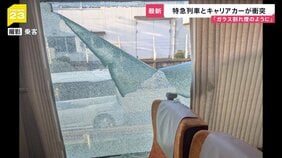 「ガラスが割れて煙のように・・・」乗客語る事故の瞬間 JR特急列車とキャリアカーが踏切内で衝突 岐阜・各務原市【news23】|TBS NEWS DIG
