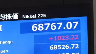 日経平均株価、一時1200円超値上がり　9日のニューヨーク市場の株高受け| TBS CROSS DIG with Bloomberg