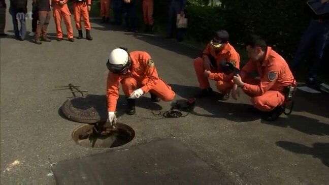 埼玉県八潮市で発生した道路陥没事故を受け 宮崎市消防局が上下水道局と合同で研修会|TBS NEWS DIG