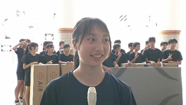 中学生ら歓喜「大谷選手、ありがとう」愛用のマットレス…大谷翔平選手から届く「地震で暗くなっていたので嬉しい！」|TBS NEWS DIG